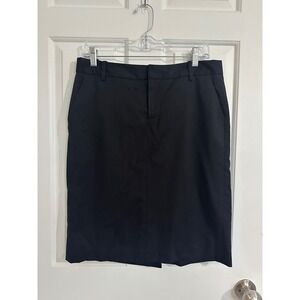 Eddie Bauer Mercer Fit‎ Black Skirt Womens Career Work Office Wear Size 4